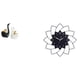 thumbnail image 1 of Figuras De Cisne, Adorno De Mesa, Artesanía, Decoración Para Parejas, Reloj Colgante Con Forma De Flor, Reloj De Pared Silencioso Para Interiores, Relojes Decorativos Sencillos Para, 1 of 8