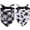 (Pack of 2)Halloween Ghosts and Cats, variant on Halloween Dog Bandana 4 Pack - Soft and Breathable Pet Triangle Scarf Bibs, Full of Halloween Element Patterns, for Dogs and Cats