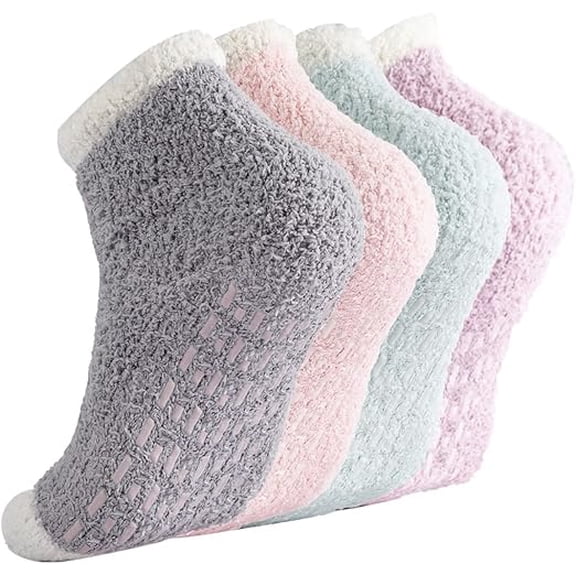 Non Slip Socks with Grips for Women Grip Slipper Socks for Women Gifts