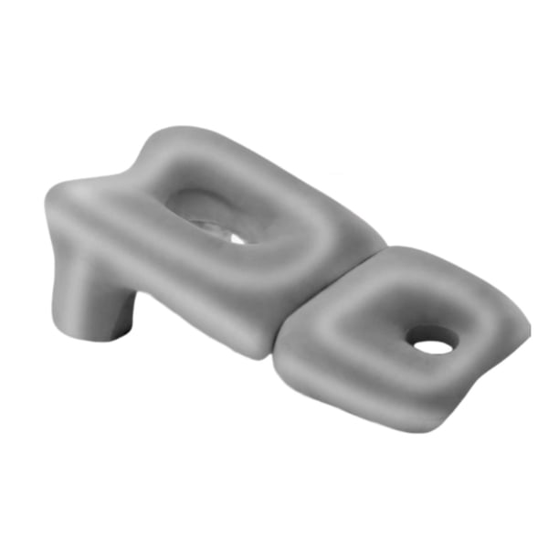 Almohada facial, almohada de apoyo para el cuello, almohada para acostarse, almohada de masaje multiusos para Gris