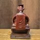 thumbnail image 3 of Ebony carved Mazu statue, solid wood Meizhou sea goddess, heavenly holy mother, redwood handicraft, home decoration., 3 of 3