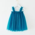 thumbnail image 4 of Vestido de malla con cuello halter para niñas de verano, vestido de malla para niñas, falda de princesa, enagua, 4 of 6