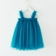 thumbnail image 5 of Vestido de malla con cuello halter para niñas de verano, vestido de malla para niñas, falda de princesa, enagua, 5 of 6