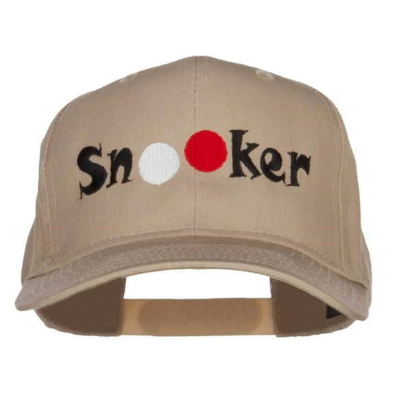 Billiard Snooker Balls Embroidered Twill Cap - Khaki OSFM