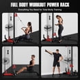 thumbnail image 6 of JELENS Cable Crossover Machine, Lat Pull Down Machine for Home Gym with 16 Adjustable Positions Cable Row Attachment, 6 of 10