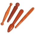 thumbnail image 3 of ColoMX Juego de 4 varillas de masaje de madera para reflexología podal, herramienta de masaje de puntos de acupuntura de madera, masajeador manual de mano para uso doméstico y profesional., 3 of 8