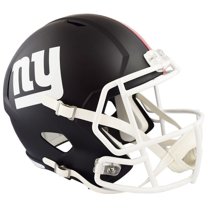 Unsigned New York Giants Flat Matte Black Full Size Speed Replica Helmet 148082