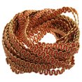 thumbnail image 1 of Miangastore Metallic Braided Ribbon Trim Red and Golden Wave Ribbon Braid Trim Embellishment for Sewing Crafts Jewelry Making Clothing Decoration 13.5m, 1 of 8