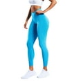 thumbnail image 1 of Pantalones cortos sin costuras para mujer - Pantalones cortos de yoga de cintura alta, tejido elástico en 4 direcciones, cintura cónica para hacer ejercicio y uso informal, 1 of 4