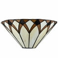 thumbnail image 6 of Tiffany Style Wall Sconce Stained Glass Flush Wall Light Fixture for Bedroom Hallway Staircase, 6 of 7