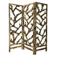 thumbnail image 2 of 3 Panel Room Divider with Tropical leaf, 2 of 6