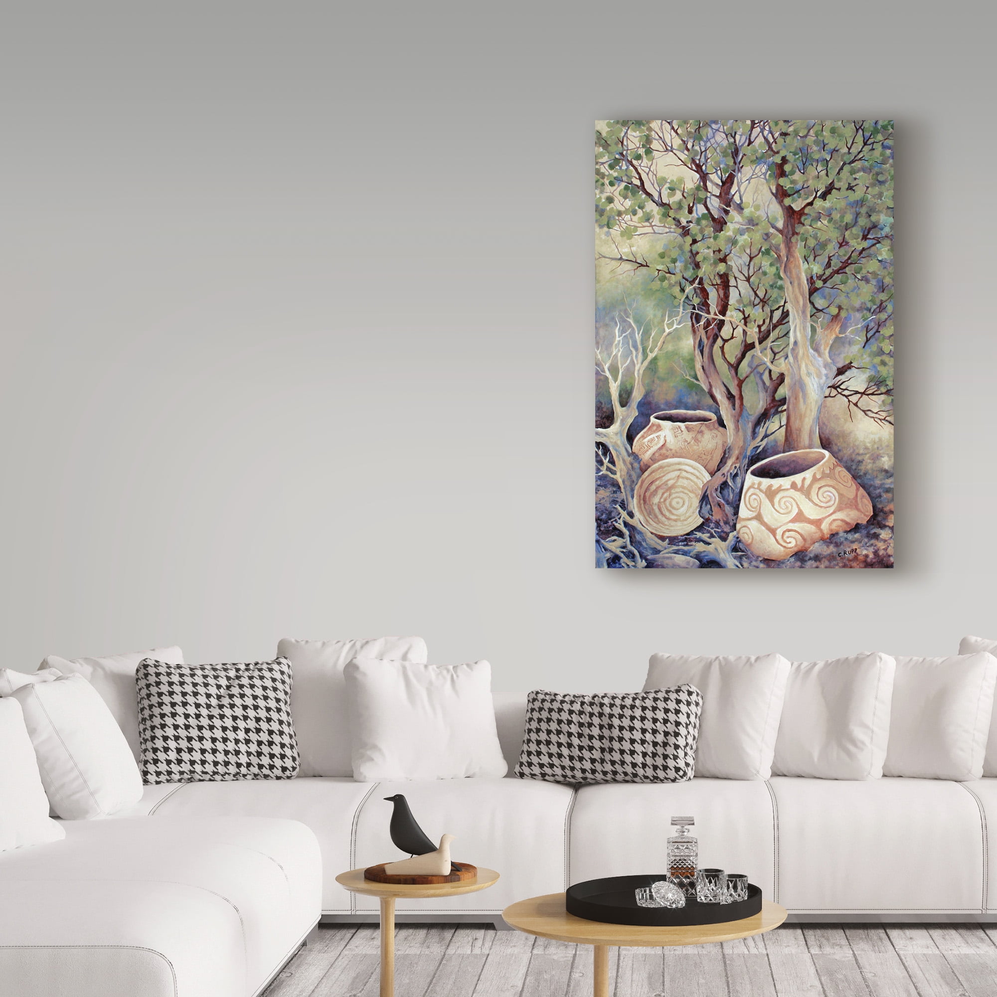 Trademark Fine Art 'Ceramic Pottery' Canvas Art by Carol J Rupp