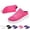 Pink, variant on Women’s Elevated Comfort Knit Slip On Sneakers – Breathable Lofty Sole Casual Shoes with Platform Lift for Everyday Walks Pink 40