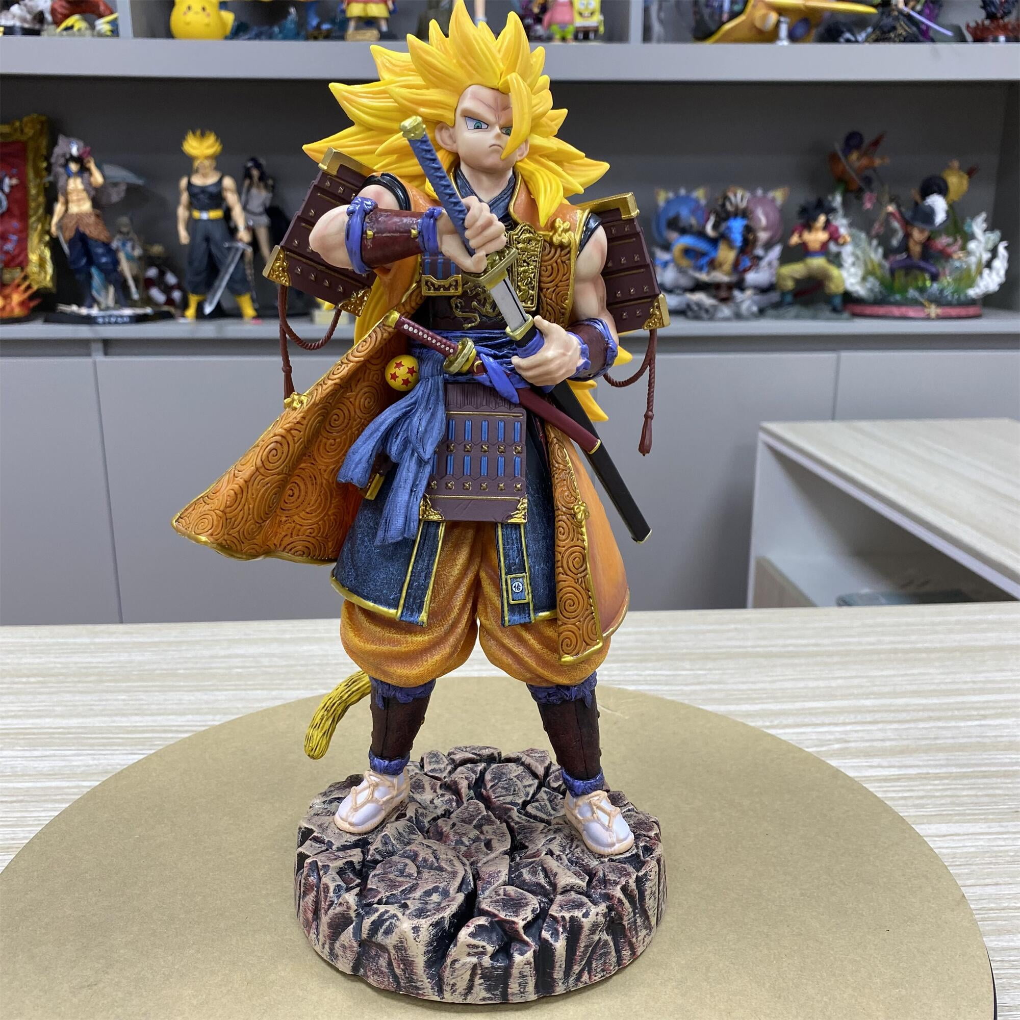 30cm Dragon Ball Z Samurai Figure Son Goku Vegeta Frieza Ssj 3