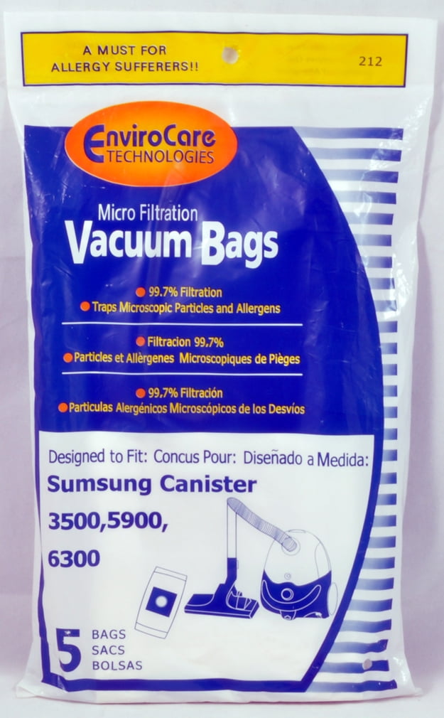 Samsung  Quiet Storm canister vac cleaner bags SMR-1400 