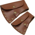 thumbnail image 1 of 2 Pcs Housse de Hache en Cuir pour Extérieur, 1 of 6