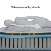 Cozi by Tzumi 20” Air Mattress, Inflatable Bed with Built-In Pump for Camping, Home, Travel, Queen Size