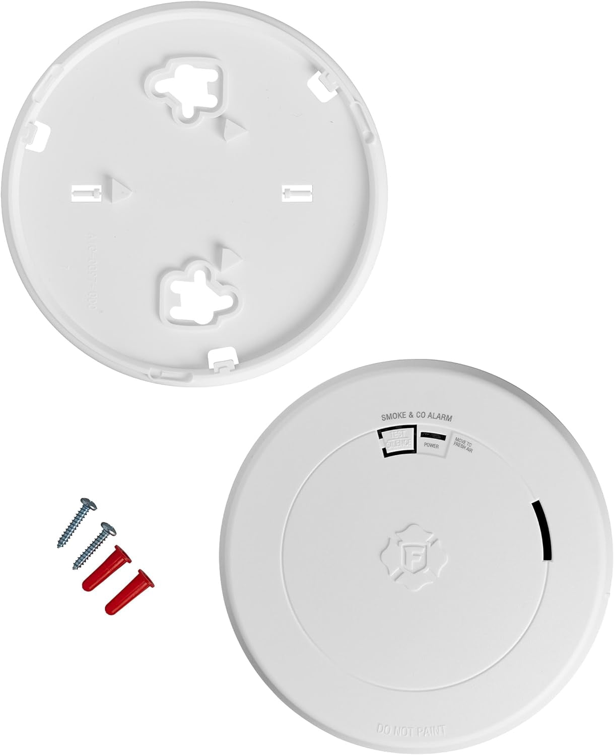 First Alert SMCO210 10-Year Battery 2-in-1 Smoke & CO Alarm, Slim Profile Design, 6-Pack (BRK 1046801)
