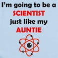 thumbnail image 2 of CafePress - Scientist Like My Auntie Body Suit - Long Sleeve Cotton Baby Bodysuit, 2 of 4
