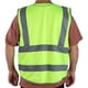 thumbnail image 4 of High Visibility Traffic Vest, Construction Safety Waistcoat Safety Vest, Fluorescent Green Running For Truck Drivers Cyclists, 4 of 8