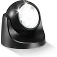 thumbnail image 1 of shiyou-Motion Sensor Outdoor Lights - Outdoor Motion Sensor Light Battery Operated Wireless Spotlight Motion Detector Security Light Auto On Off for Sheltered Porch Stair Hallway Garage Wall Shed (1, 1 of 4