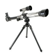 VerPetridure Kids Astronomical Telescope with 20 30 40 Times,Child Aperture Astronomical Refracting Telescope for Kids Beginners,Outdoor Travel Telescope Kid Educational Accessories