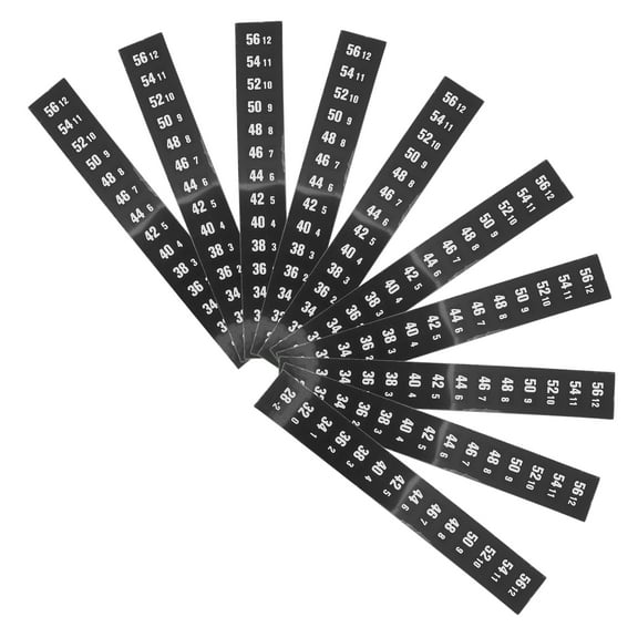 Tineasur Sticker Temperature Adhesive Temperature Sticker Liquid Crystal 10Pcs