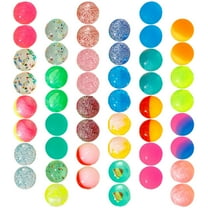 LOLIPPYY 48Pcs High Bouncing Rubber Balls Assorted Colors Bulk Party Favors for Carnival and