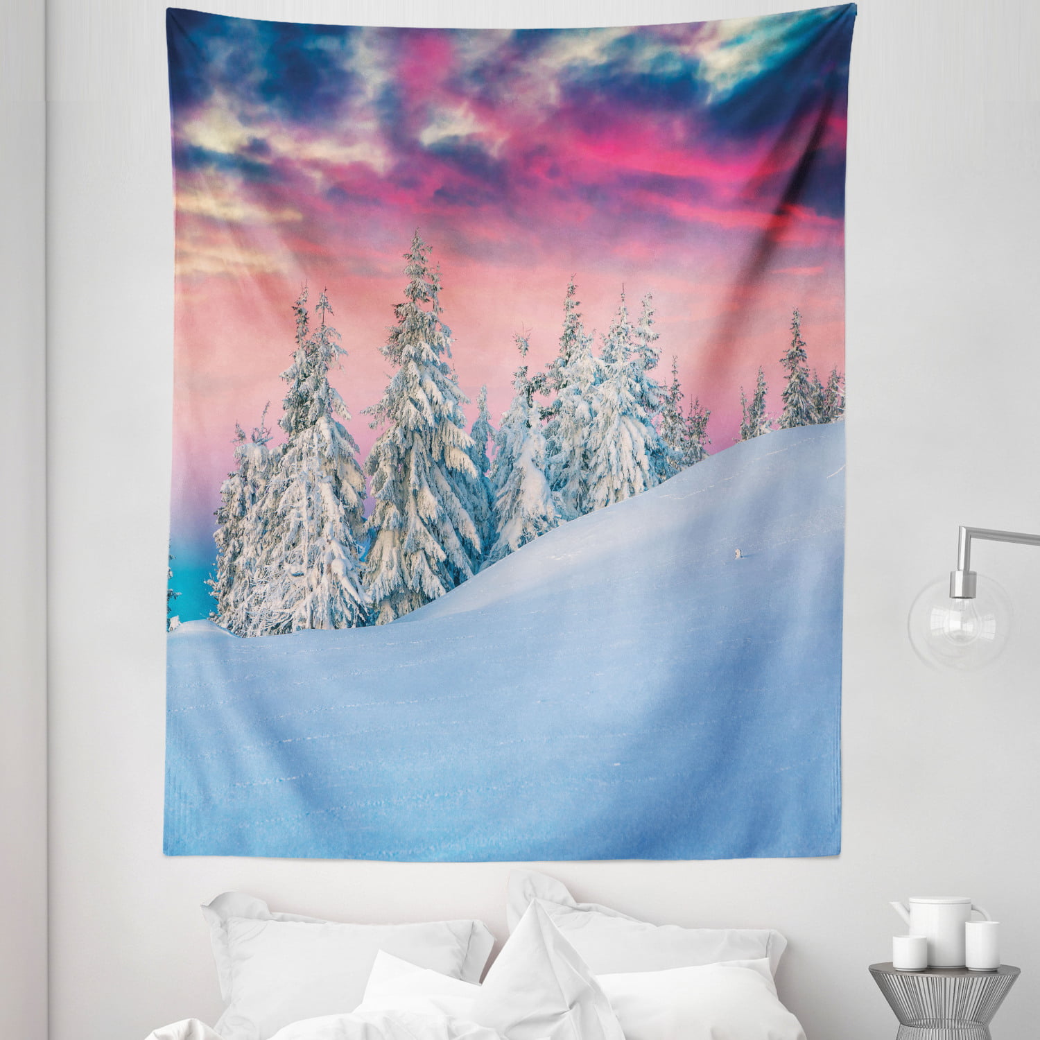 Mountain Snow Wall Hanging Tapestry Psychedelic Bedroom Home Decoration 