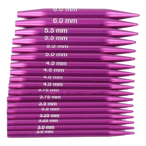 JUEGO DE AGUJAS Circular flexible, resistente 5.5 cm de longitud múltiples tamaamos compactos ergonómicos kit circular de Aguja de tejido circular aplícido para para
