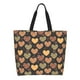 thumbnail image 1 of Fotbe Heart Bolsa Tote Estética de Lona con Estampado para Mujer - Bolsa Reutilizable de Hombro Casual para Vacaciones, Compras, Trabajo y Gimnasio, 1 of 8
