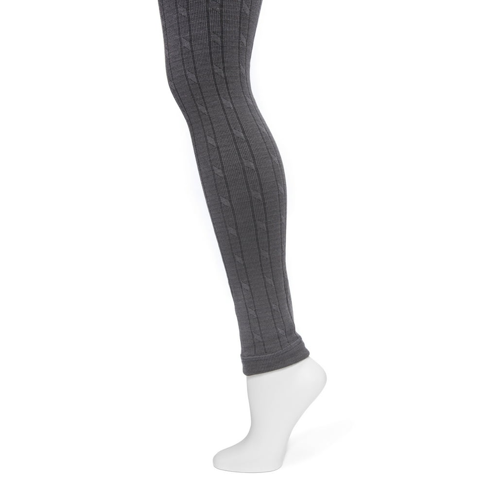 Muk Luks - Women's Cable Knit Leggings - Walmart.com - Walmart.com