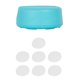 thumbnail image 2 of Soidarity Almohadilla de algodón reutilizable para maquillaje, tejido de papel de algodón para eliminación de cosméticos con caja de almacenamiento de Cuerpo del baño azul claro Soidarity CE000119-04, 2 of 6