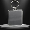 thumbnail image 5 of Rectangular Transparent Photo Frame Keychain Key Ring Chain - 50Pcs, 5 of 5