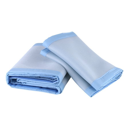 Faginey Safety Panel Bumper Nursery Bedding Breathable Mesh Crib
