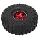 thumbnail image 4 of 2Pcs 1.9 Inch Metal Wheel Rims and Rubber Tires for Axial SCX10 1/10 RC Crawler Car, Red and Black, 4 of 4