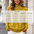 thumbnail image 5 of Diufon Thin Sweaters for Women Ribbed Knit Long Sleeve Mock Neck Pullover Fall Fashion Winter Thermal Layering Sweaters, 5 of 7