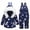 13Blue, variant on Hicidod Girls Snow Suit Winter Thicken Warm Toddler Snow Pants And Jacket Windproof Waterproof Kids Snowsuit