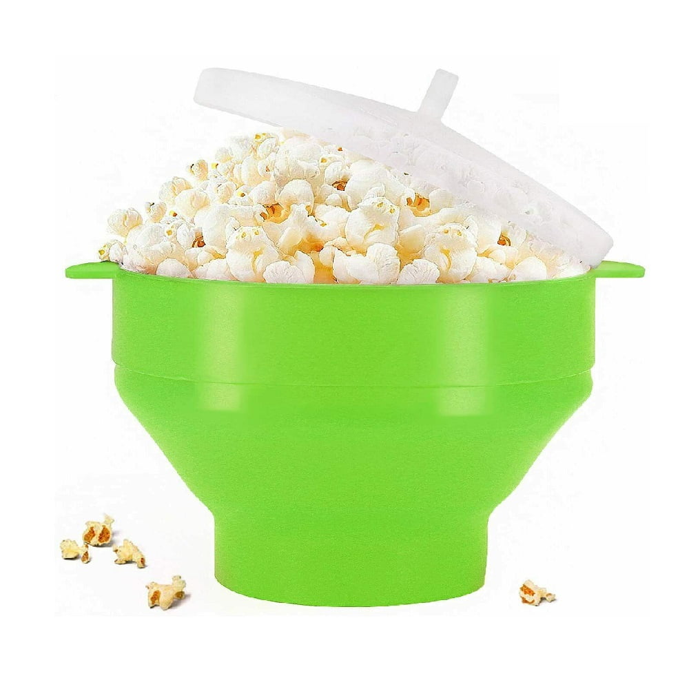 Microwave Silicone Popcorn Popper Maker Collapsible Bowl Hot Air
