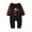 Black-Baby, variant on Odeerbi Christmas Pajamas for Family Plaid Holiday Long Sleeve Family Christmas Pajamas Matching Sets Infant Fashion Print Sleepwear Xmas Family Matching PJs Set Black