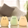 thumbnail image 3 of Mini Portable Soft Silicone Cartoon LED Colorful Night Light Lamp Home Decor, 3 of 8