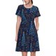 thumbnail image 1 of Balery Shining Christmas Tree Vestidos sueltos de manga corta para mujer, vestidos de verano 2025, vestidos casuales de corte A con vuelo., 1 of 6