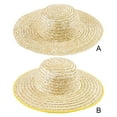 thumbnail image 3 of D-GROEE Unisex Hats for Men,Straw Lifeguard Hat UPF 50+ Beach Classic Straw Outdoor Fishing Sun Hat with Wide Brim, 3 of 7