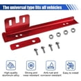 thumbnail image 3 of Car License Plate Bracket Holder, Aluminum Front Bumper License Plate Relocator Frame Holder Bar, License Plate Mount Bracket Kit with Bolts and Nuts, Universal License Plate Holder (Red), 3 of 6