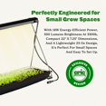 thumbnail image 3 of Epic Gardening Seed Starting Grow Light, Full-Spectrum LED with Adjustable Height for Indoor Seedlings, Energy-Efficient, Light with Timer (Small), 3 of 6