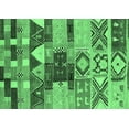 thumbnail image 1 of Ahgly Company Indoor Rectangle Oriental Emerald Green Industrial Area Rugs, 5' x 8', 1 of 4