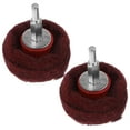 thumbnail image 2 of 2pcs Buffing Wheels For Drill Angle Grinder Attachment Wheel Scouring Pads Power Scrubber Cleaning Kit, 2 of 8