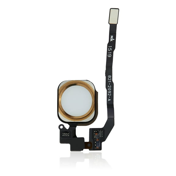Replacement Home Button With Flex Compatible For iPhone 5S / SE (2016) (Gold)