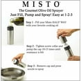 Misto Aluminum and Plastic Bottle Oil Sprayer, Silver