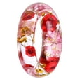 thumbnail image 1 of Clásico Vintage claro Beaqutiful magnífico brillante lucite brillante flor seca forma forma forma suave brazalete brazalete 1 pieza Hugo Pulsera de flor seca, 1 of 5
